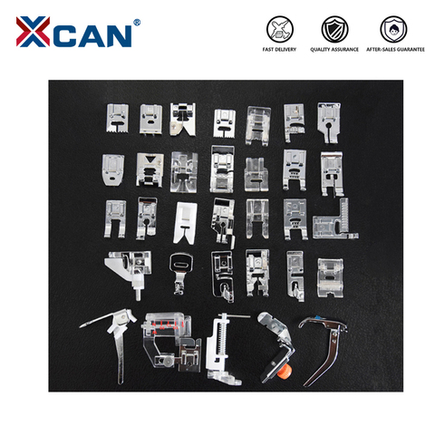 XCAN 32pcs Sewing Machine Foot Presser Feet Set For Brother Singer Janome Braiding Blind Stitch Darning ► Photo 1/6