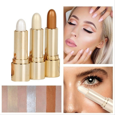 1pcs Wholesale 3D Highlight Embellish Contour Highlighter Pencil Brighten Skin Face Makeup Bronzers Cosmetic ► Photo 1/6