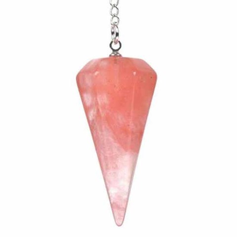 100-Unique Silver Plated Natural Healing Crystal Quartz Hexagon Pyramid Reiki Pendulum Pendant Chakra Amulet Jewelry ► Photo 1/6