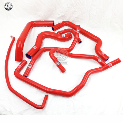 Silicone Radiator  hose For FIAT COUPE 2.0 20V GT 96-00 TRUBO  (8pcs) RED/BLUE/BLACK ► Photo 1/1