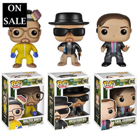 Parlament Modstander Udlænding FUNKO POP Breaking Bad #160 HEISENBERG SAUL GOODMAN Walter White Vinyl  Action Figures Collection Model Toys for Children Gift - Price history &  Review | AliExpress Seller - Wildest Dreamer Toy Store | Alitools.io
