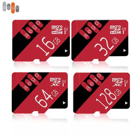 AEGO Memory Card 256GB 128GB 64GB UHS-I 32GB 16GBMicro sd card Class10 UHS-1 flash card Memory Microsd TF/SD Cards ► Photo 1/6