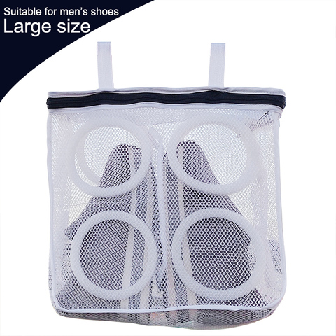 Men Shoes Mesh Laundry Bag Wash Machine bags Shoes Organizer Hanging Dry Sneaker Shoes Protector ► Photo 1/6