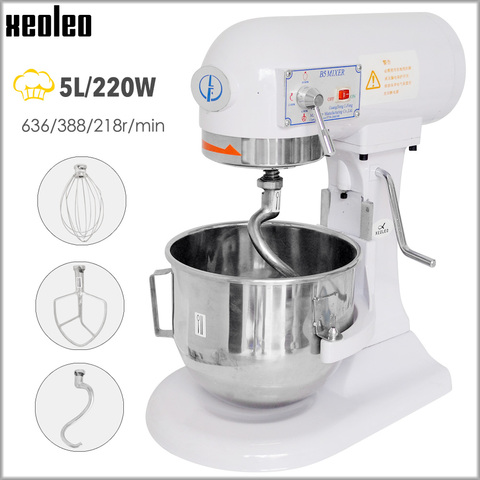 XEOLEO Planetary Food mixer Electric Dough Mixer Egg beater Professional Spiral Bread Blender With Dough Hook Removable Bowl ► Photo 1/6