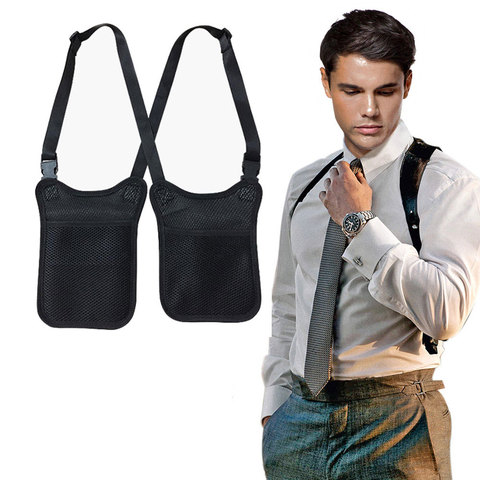 Tactical Anti Theft Bag Military Secret Agent Hidden Underarm Shoulder Bag Wallet Armpit Case Men Secret Agent Costume Bag ► Photo 1/6