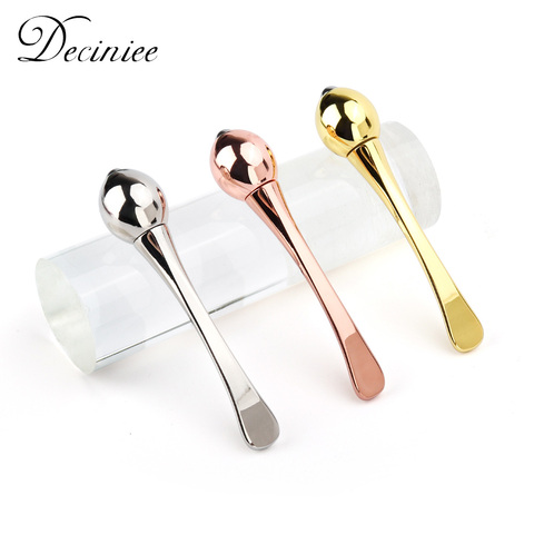 1pc Eye Roller Massage Stick Eye Cream Applicator Cosmetic Spatulas Anti Wrinkle Facial Spoon Gold Alloy Face Thining Care Tool ► Photo 1/6