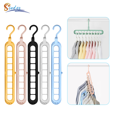 5Pcs/Lot Hangers For Clothes Stainless Steel Clip Stand Hanger