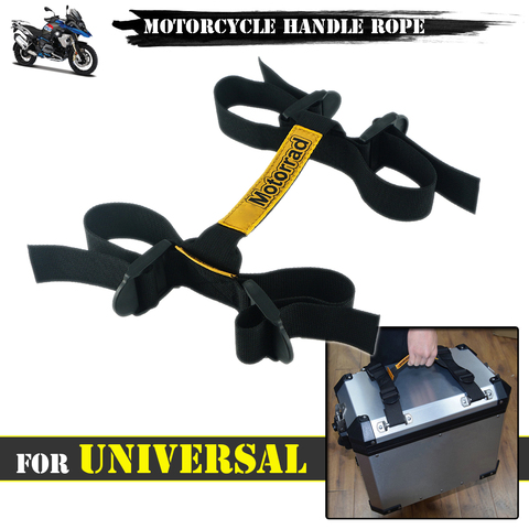 Motorcycle Handle Rope Handle Rope For Aluminum Alloy Side Box For BMW R1200GS LC ADV Adventure F750GS F800GS for  Universal ► Photo 1/6