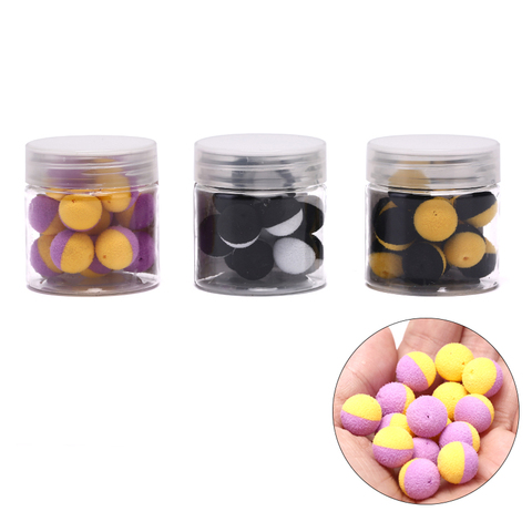 15Pcs Carp Fishing Boilies Bait Duo Foam Pop Up Boilies Ball Imitation Bait for Carp Hair Zig Rig Feeder Fishing ► Photo 1/6