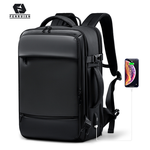 Fenruien 2022 Backpack Men 17.3 Inch Laptop Backpacks Expandable Large Capacity Travel Backpacking USB Charging Waterproof Bag ► Photo 1/6