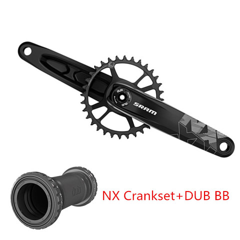 2022 NEW SRAM NX EAGLE 12 Speed  DUB 170mm 175mm 34T Steel Chainring MTB Bicycle Crankset DUB BSA PF30 BB92 BB 12s MTB Groupset ► Photo 1/6