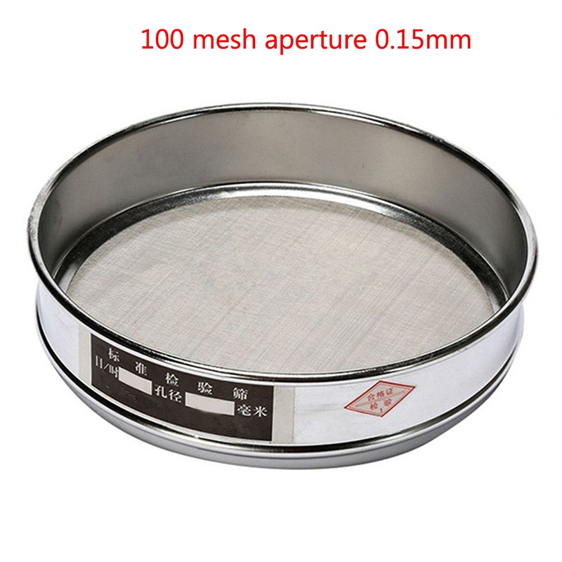 10~100 Mesh 2 ~ 0.15mm Aperture Lab Standard Test Sieve Stainless Metal 20cm ► Photo 1/6