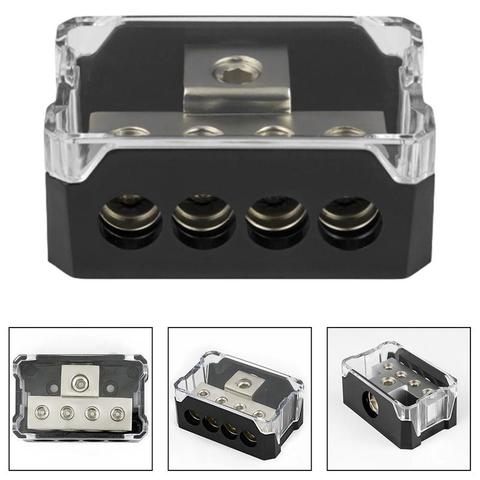 2 SPDP-1044 Platinum Series 1/0 Gauge In to 4 Gauge Power Block Distribution Out for Car Audio Amp Stereo Amplifier ► Photo 1/6