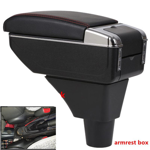 For Chevrolet Spark III armrest box central Store content Aveo T200 armrest box with cup holder ashtray Generic model ► Photo 1/6