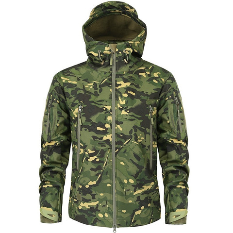 Hiking Army Jackets Men Camouflage Military Tactical Jacket Autumn Winter Shark Skin Soft Shell Waterproof Jacket Windbreaker ► Photo 1/6