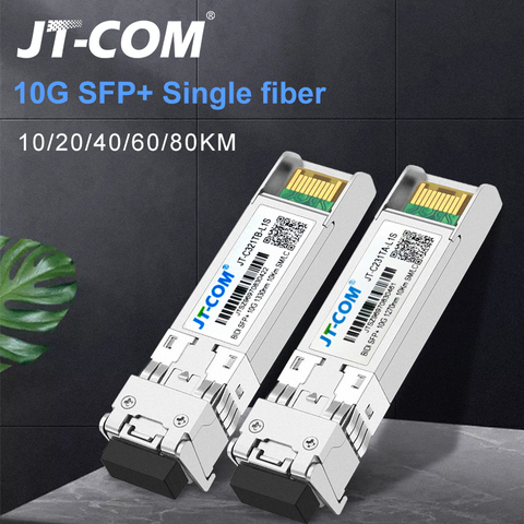 Free Shipping10G BIDI 10/20/40KM SFP Module SM LC 1270/1330nm Single Mode Single Fiber Optic module Compatible with Cisco Switch ► Photo 1/6