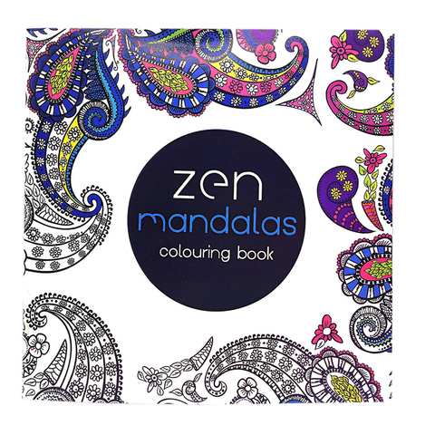 1PCS New 24 Pages Mandalas Flower Coloring Book For Children Adult Relieve Stress Kill Time Graffiti Painting Drawing Art Book ► Photo 1/6