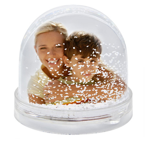 Custom DIY Gift photo snow globe,Picture snow globe, Plastic photo insert snow globe without the water and paper ► Photo 1/6