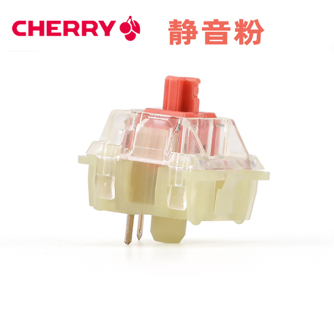 Original Cherry MX Mechanical Keyboard Switch Speed silent pink axis mute red shaft RGB SMD 3 pin switch ► Photo 1/5