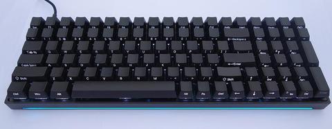 RGB96 Mechanical Keyboard CNC Aluminum Case Side Shine-thru Shell Option Dye-subbed or laser-etched Keycaps Free Shipping ► Photo 1/1