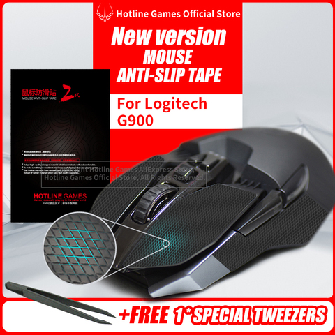 Hotline Games Mouse Anti-Slip Tape for Logitech G900 Mouse Sweat Resistant Pads Mouse Side Anti-Slip Stickers Mouse Skates ► Photo 1/6