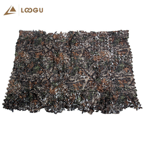 LOOGU 190T Polyester Camouflage Nets for Hunting Single Layer Camo Netting Army Military Outdoor Shooting Blind Concealment Mesh ► Photo 1/6