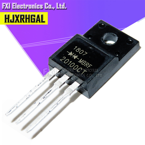 10PCS TO-220F MBRF20100CT SCHOTTKY DIODE MBR20100CT 20100CT ► Photo 1/2