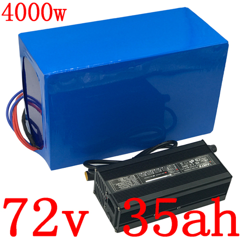 72V lithium battery pack 72V 35ah electric bike battery 72V 35AH li-ion battery 72V electric scooter battery with 84V 5A charger ► Photo 1/5