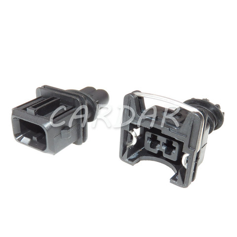 1 Set 2 Pin EV1 282762-1 Auto Waterproof Electrical Wire Connector Plug Fuel Injector Socket Adapters ► Photo 1/6