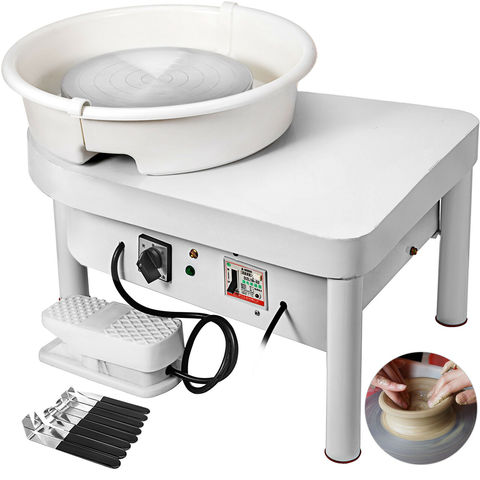 25cm 450W Electric Wheel Pottery Lathes Machine Ceramic Clay Ceramic Wheel Machine wheel machine DIY with foot pedal and removab ► Photo 1/6