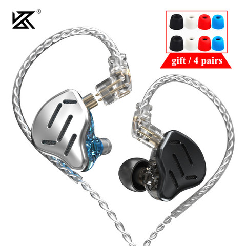 KZ ZAX 7BA+1DD 16 Unit Hybrid Headset HIFI Metal Monitor In-ear Earphones Dj Music Earbud Earphones KZ ZSX AS16 CA16 BA8 VX C12 ► Photo 1/6