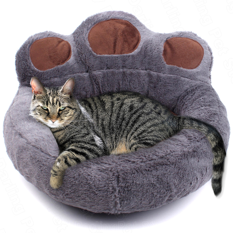 Pet Cat Bed House for Cats Basket Mat Winter Warm Plush Beds Lounger for Cat Panier Pet Bed Products for Cats Cama para Gato ► Photo 1/6