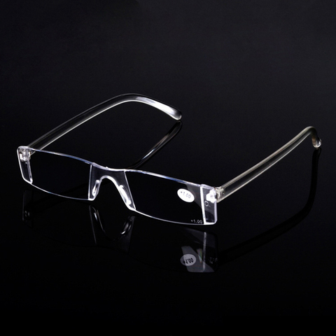 Frameless Reading Glasses Magnifier Resin Ultralight Presbyopia Eyeglasses Woman Man Spectacles +1.0 +1.5 +2 +2.5 +3 +3.5 +4.0 ► Photo 1/6