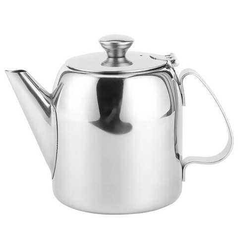 Coffee Pot Teapot Stainless Steel Kettle Cold Water Jug Short Spout for Hotel Restaurant Teapots Home Cooker Tools ► Photo 1/6