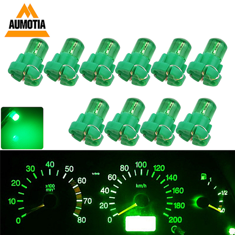 10x T5 Car LED lights T3 T4.2 T4.7 B8.5 LED Interior Lamp Dashboard Auto Gauge Instrument Light DC 12V ► Photo 1/6