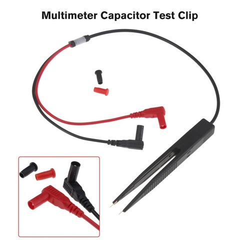 Capacitor Test Clip Gold Plating Test Clip For Resistor SMD Inductor Multimeter Probe Inductance SMT Chip Tweezer Capacitor Car ► Photo 1/6