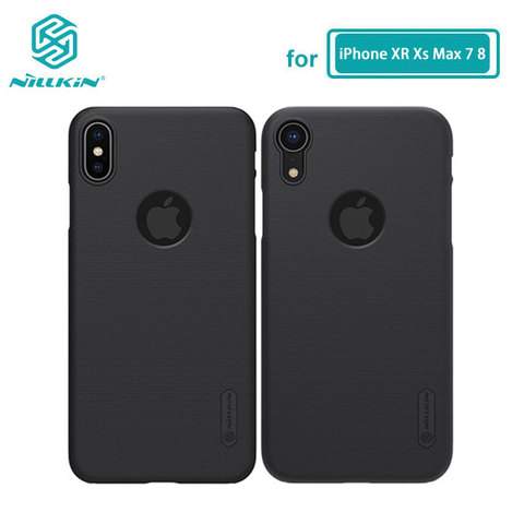 for iPhone Xs Max Case XR Cover Nillkin Frosted Shield PC Hard Back Case for iPhone X Xs 8 7 Plus 5S 5 SE 6 6S Plus ► Photo 1/6