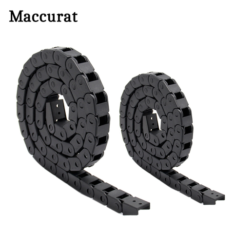 3D printer parts  1m Black Nylon Cable Drag Chain Wire Carrier for 3D Printer CNC Machine 10x10mm 7x7mm ► Photo 1/6