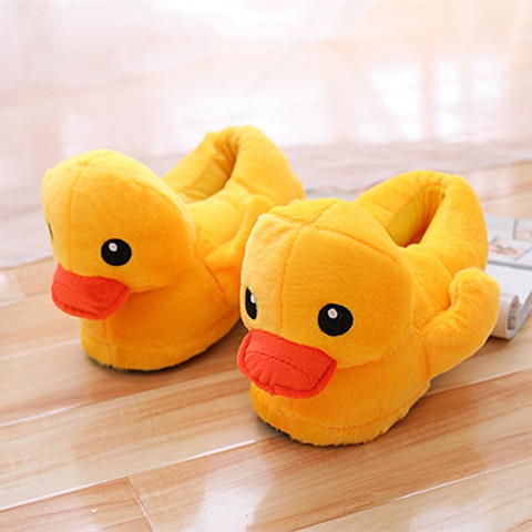 Duck Winter Slippers Custom Slippers Special Fur Slippers Timber Land Shoes Men Women Home House Slippers Children Indoor ► Photo 1/1
