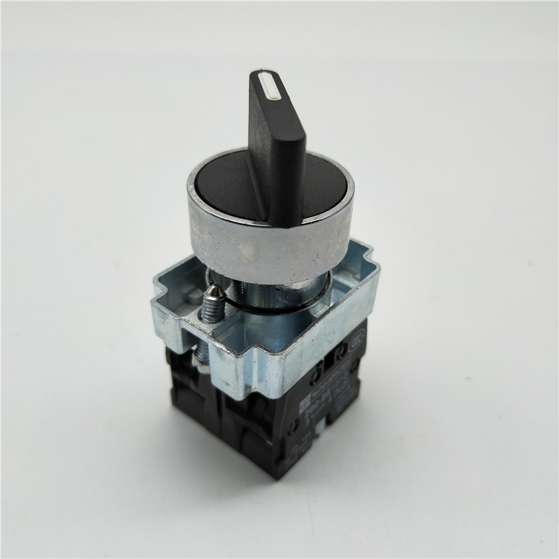 XB2 BD53 Selector Switch 3 Position 2 NO Momentary Self-reset Rotary Switch 22mm 
