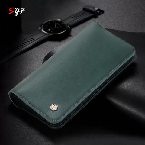 High End Leather Phone Case For iPhone 12 PRO MAX 12 MINI Samsung Galaxy S20 FE 5G Note 20 4-7.3 inch Universal Phone Bag Coque ► Photo 1/6