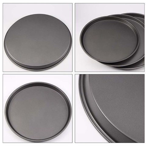 Non-stick Pizza Pan Plate Dish Tray Mold Bakeware Kitchen Cooking Baking Tools ► Photo 1/6