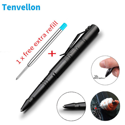 Tenvellon Self Defense Supplies Tactical Pen Tungsten Steel Security Protection Personal Defense Tool Defence Simple Package ► Photo 1/6