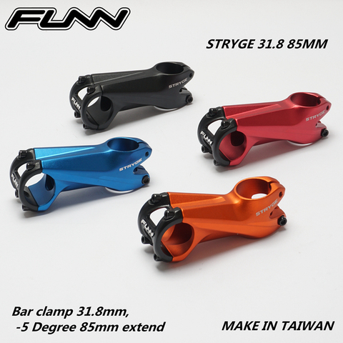 FUNN STRYGE 3D FORGED Bicycle XC Enduro All Mountain MTB Bike  Stem -5 Degree Bar Clamp 31.8mm 85mm Extend 28.6 Steer Tube ► Photo 1/6