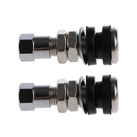 1 Pair Tire Wheel Valve Tubeless No Tube Stem Motorcycle Car Bike ATV Bicycle for motorcycles, motorbike, cars, bicycles ► Photo 1/6