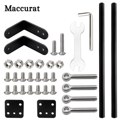 3D Printer Parts Supporting Pull Rod Kit Aluminum Alloy Tie Rod Set Compatible with Creality Ender-3/Ender-3S/Ender-3Pro Upgrade ► Photo 1/1