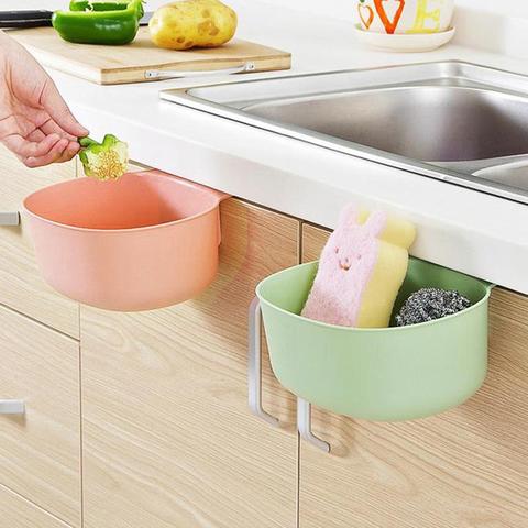 2022 Hot Kitchen Cabinet Hanging Garbage Waste Bin Can Trash Barrel Storage Container ► Photo 1/6