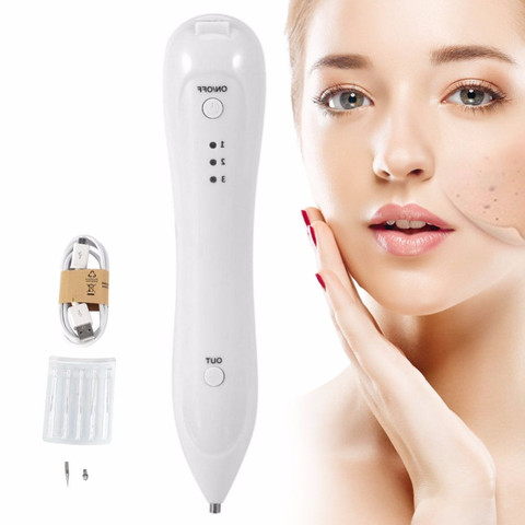 Laser Plasma Pen Spot Eraser Skin Care Point Pen Mole Removal Dark Spot Remover Pen Skin Wart Acne Tattoo Removal Tool  Beauty ► Photo 1/6