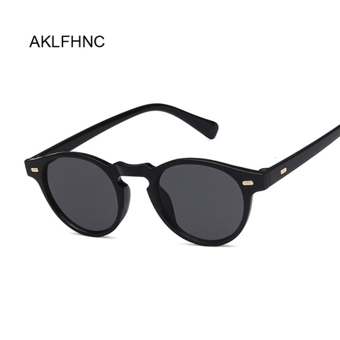 Round Sunglasses Trendy Women Brand Designer Sun Glasses Female Vintage Eyewear UV400 Male Driving Oculos De Sol Feminino ► Photo 1/6