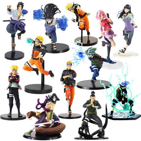 Anime Uzumaki Naruto Hatake Kakashi Haruno Sakura Pvc Figura De